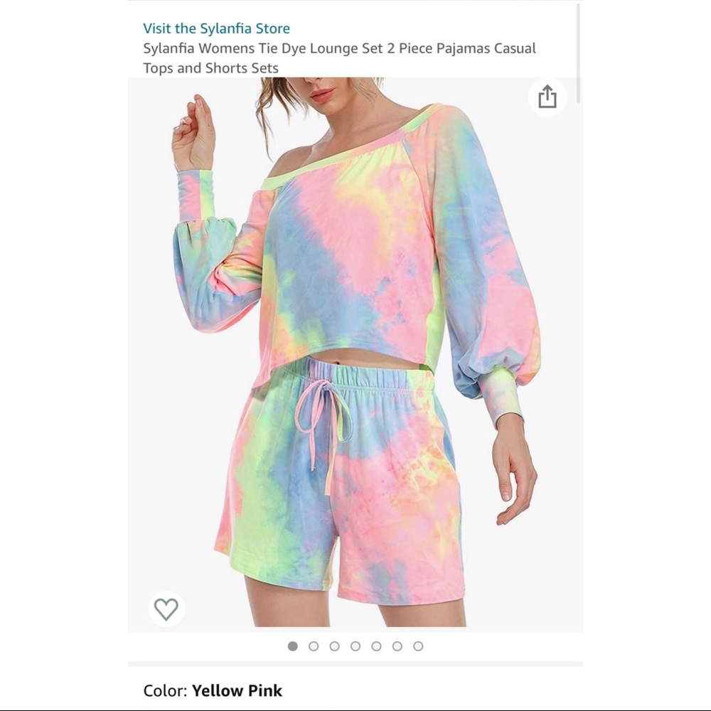 XL women’s 2 piece tie dye set super soft!!
